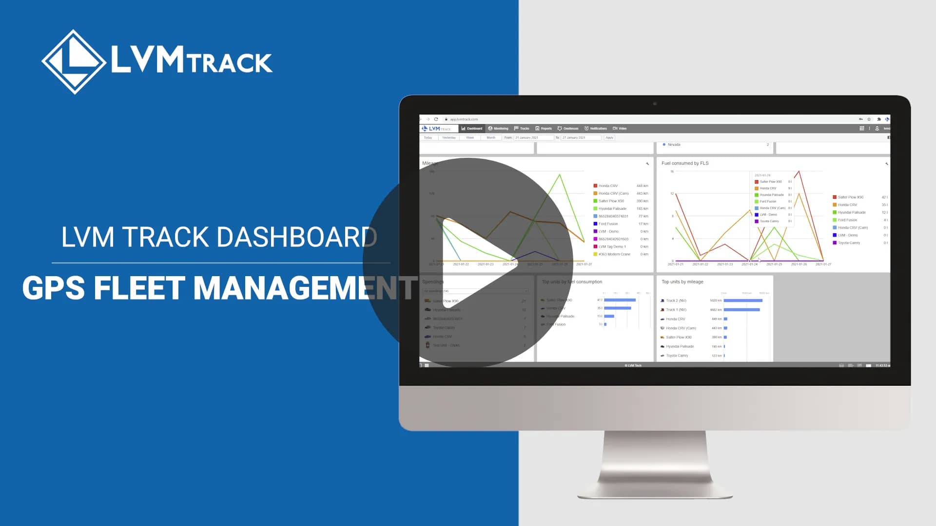 LVM Track fleet management software
