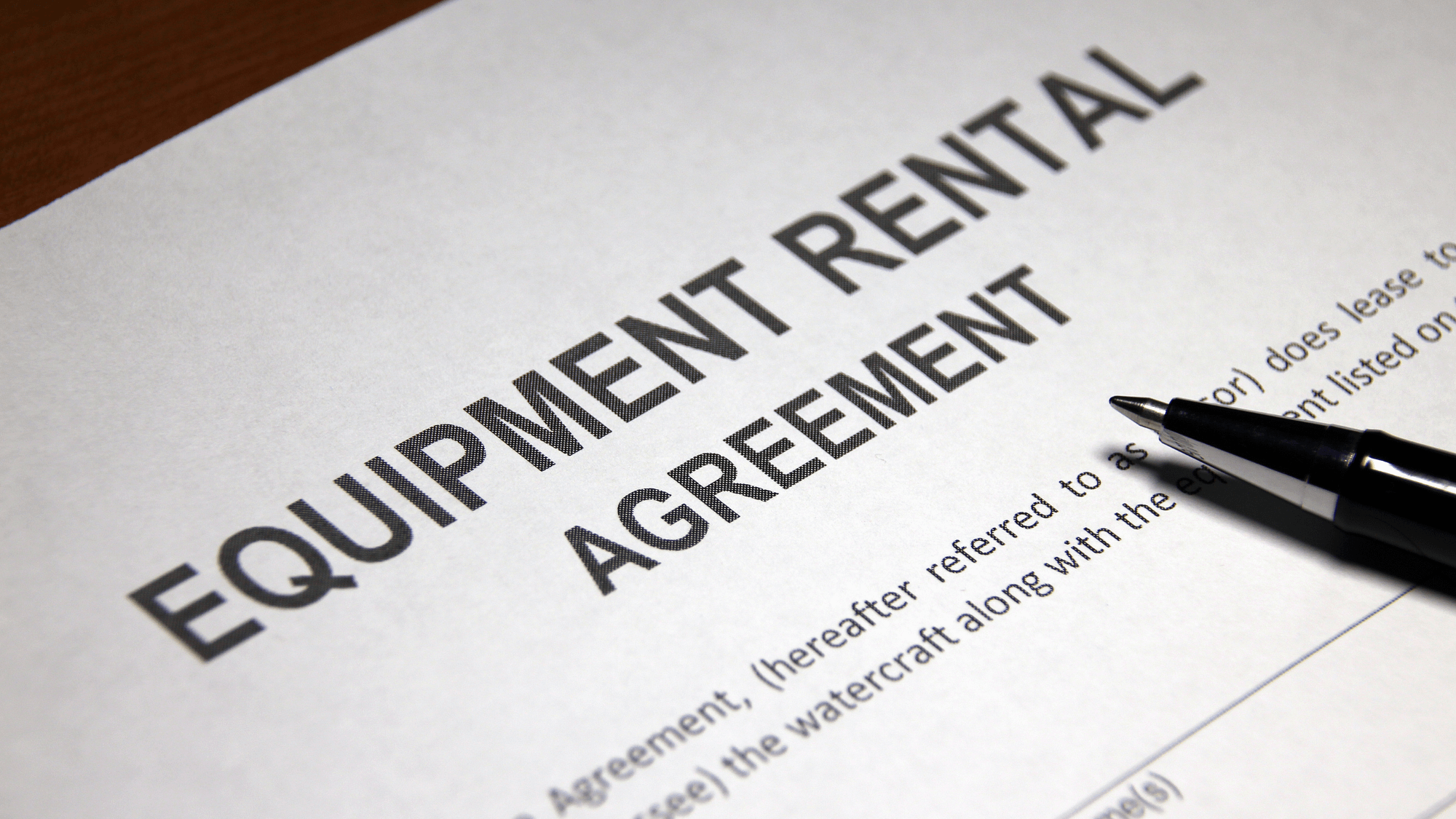 rental equipment industry