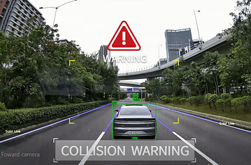 ad plus forward camera collision warning