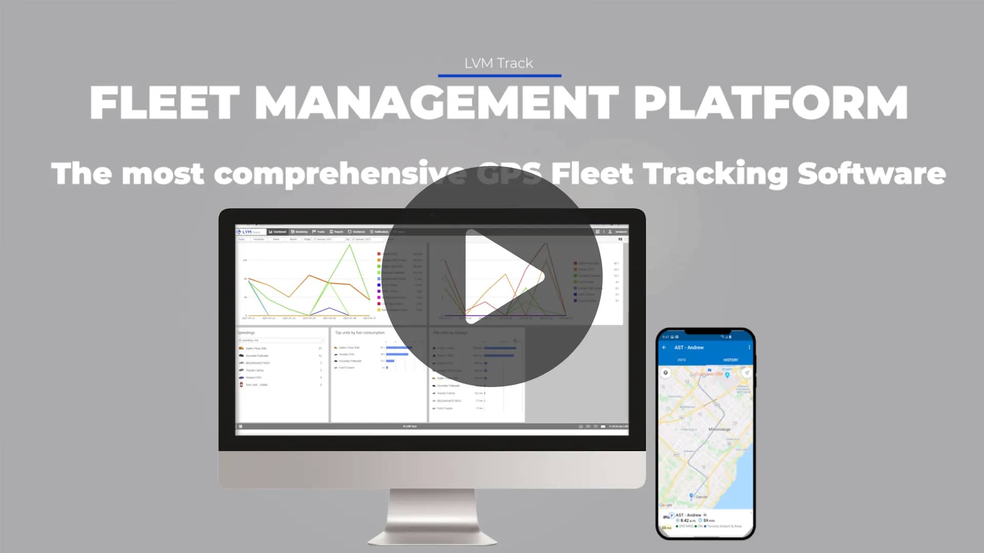 LVM Track fleet management software